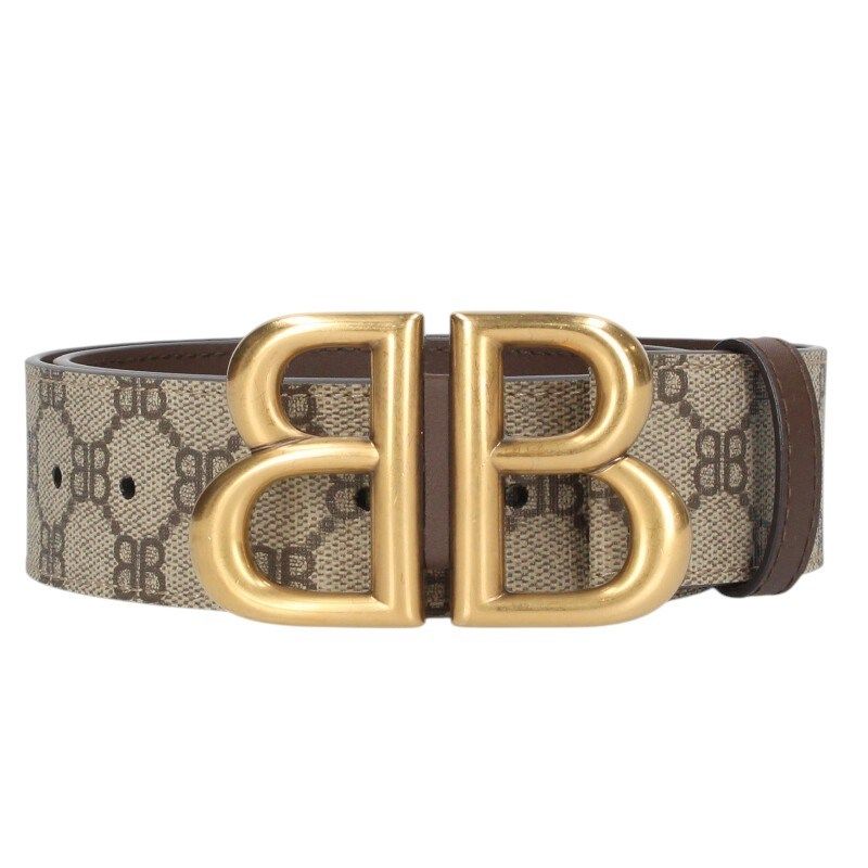 Balenciaga 680453 Hacker Project BB Logo Belt Men's 80