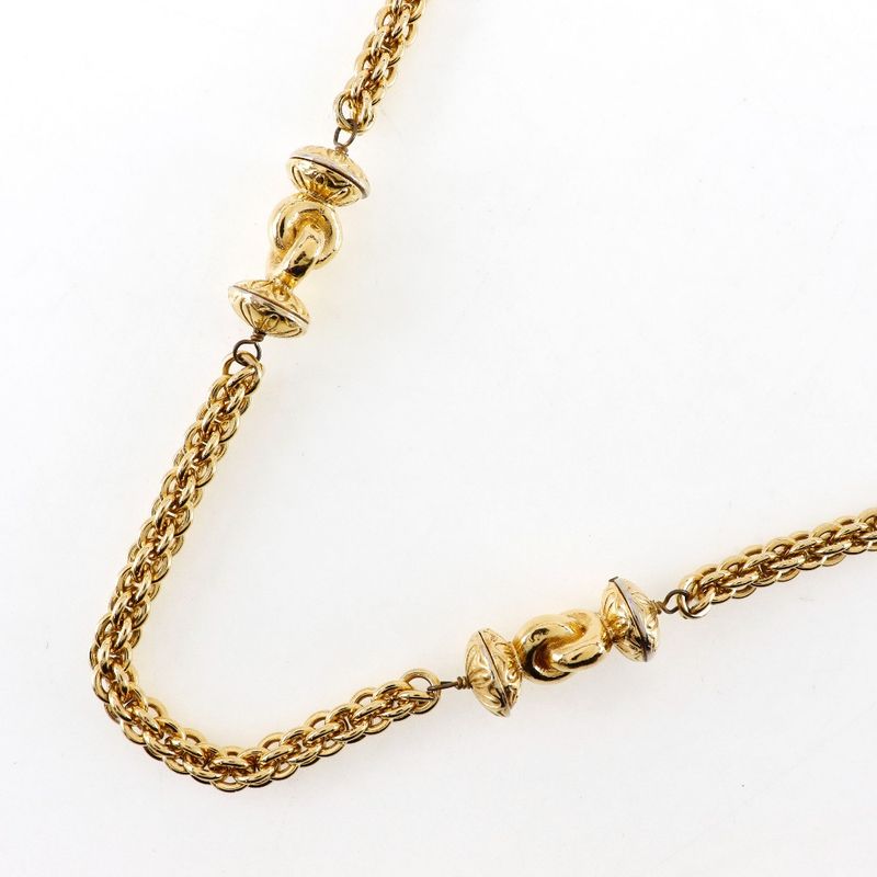 Chanel Long Vintage Gold Plated Ladies 144g Necklace