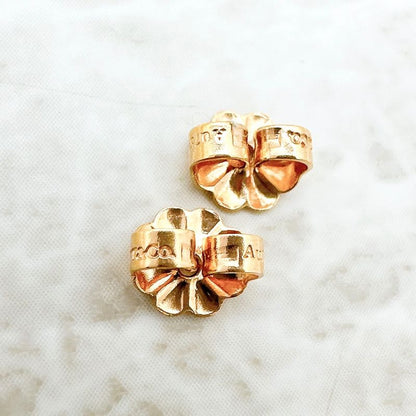 /tiffany & Co T-smile Pink Gold Earrings U