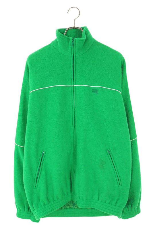 Balenciaga 642337 Tjq32 Piping Zip-up Fleece Blouson Men 44