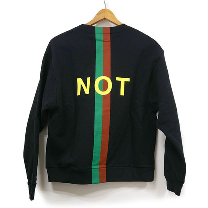 Gucci FAKE NOT Cotton Sweatshirt 635847 XS Black