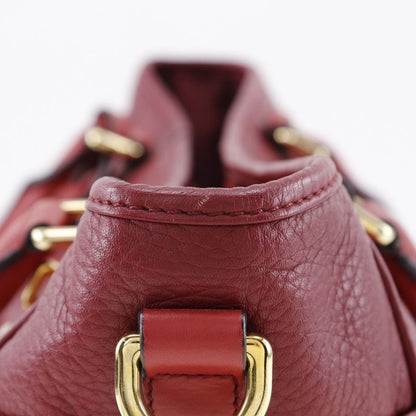 Loewe 2WAY Shoulder PIEL Vacuna Cowhide 318.32c86 Leather Red Ladies Handbag