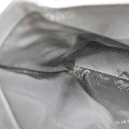 Gucci Tote Handbag Bamboo Black Leather 30ka703