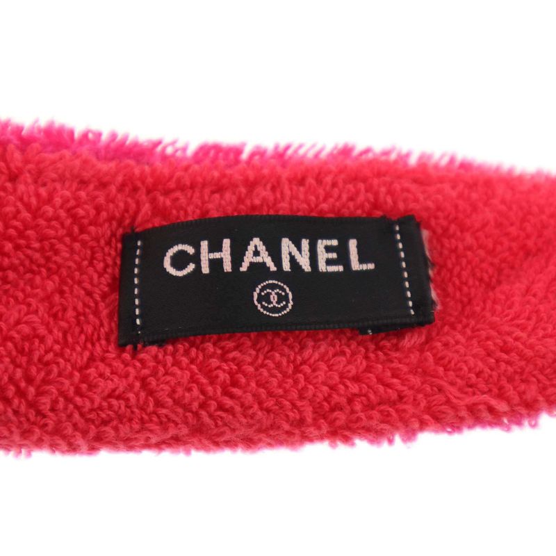 Chanel Pile Sun Visor Pink