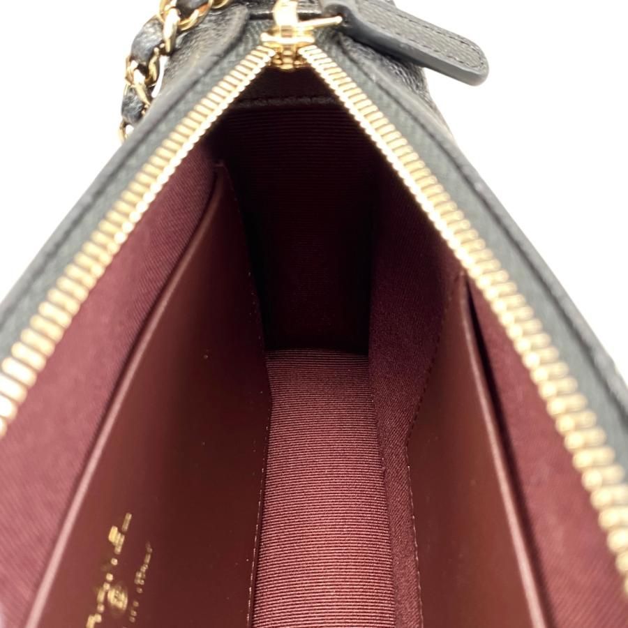 Chanel Shoulder Bag Classic Chain Clutch Mini Ap4704 Matelasse Caviar Skin Coco