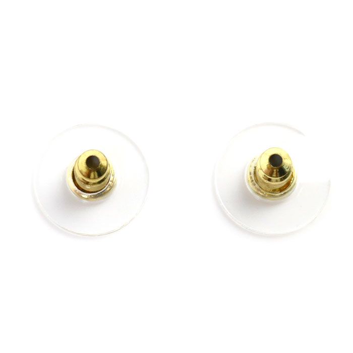 Chanel GP Coco Mark Logo Resin Earrings 51g Ladies Preowned