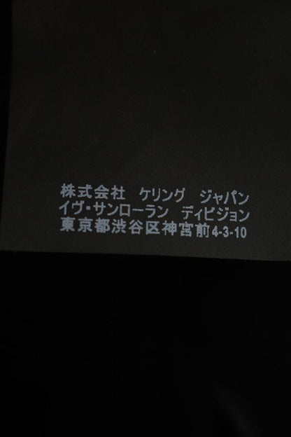 Saint Laurent Paris Teddy 354718 Yyl80 Leather Trim Stajan Blouson Men's 42