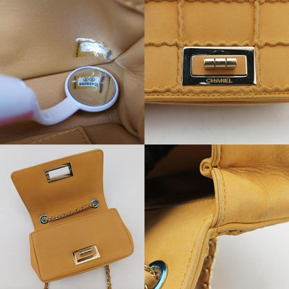 Chanel255 Mini Yellow Leather A9327422459566