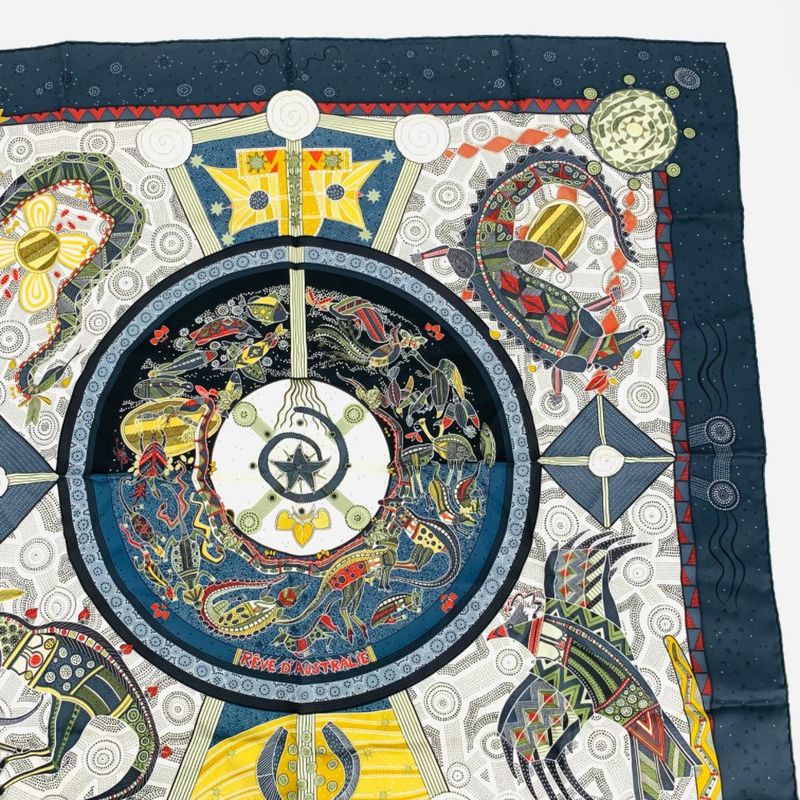 Hermes Scarf Carre 90 REVE D'australie Dream Of Australia
