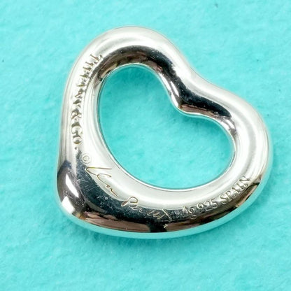 11mm (0.43in) Tiffany & Co Open Heart Pendant Top 25-651s