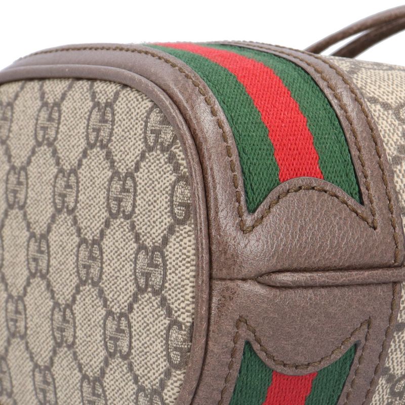 Gucci Mini Bucket Ophidia Shoulder Bag GG Supreme Canvas 550620 Beige Ladies