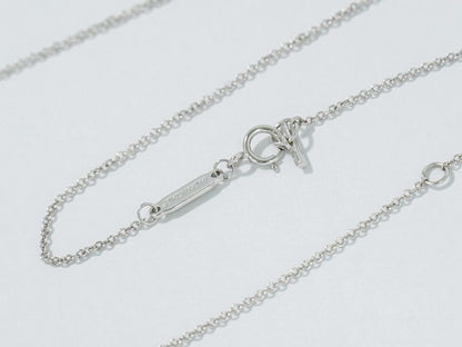 Authentic Tiffany & Co Tiffany & Co T Two Open Vertical Bar Au750 WG Necklace