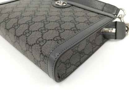 Gucci Shoulder Bag PVC Gray 795467
