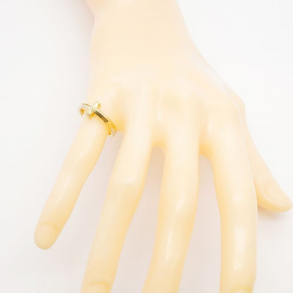 Tiffany & Co Ring T One 18K Yellow Gold Yellow Gold Diamond 008ct 11 Ladies