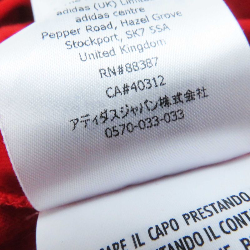 Gucci Adidas 693537 Cotton T-shirt Dress / Long Sleeve Dress Red White XS Made