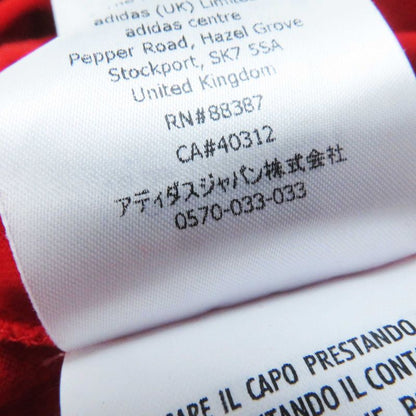 Gucci Adidas 693537 Cotton T-shirt Dress / Long Sleeve Dress Red White XS Made