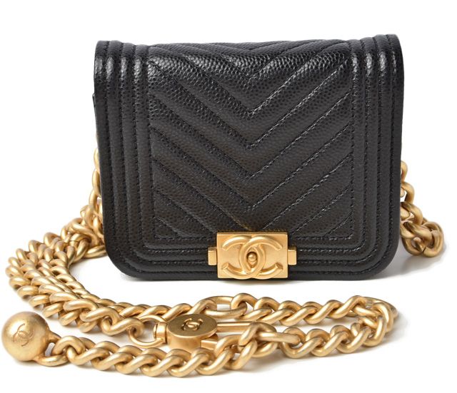 Chanel Belt Bag Coin Case Chain Pouch Boy Chanel