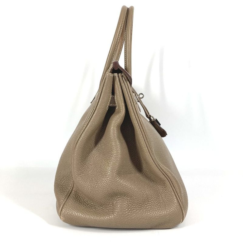 Hermes Handbag Birkin 35 Birkin 35 Togo Etoupe Gray