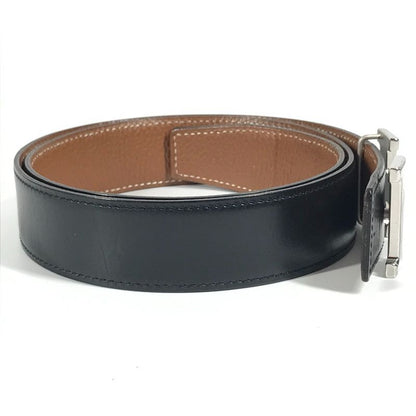 Hermes Belt H Belt H Belt Leather Black