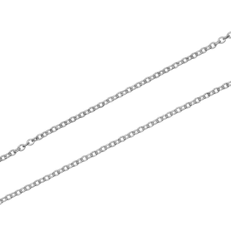 Tiffany & Co Open Cross Silver 925 Ladies 3.28g Necklace