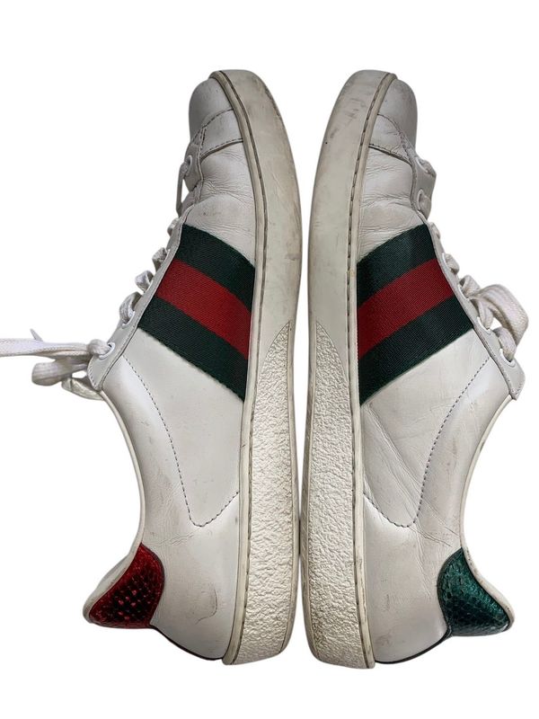 2121 Gucci Sneakers Ace Embroidery Bee Sherry Line 429446 Preowned Uk7 Approx