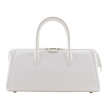 Hermes Paris Bombay PM Vaux Epson White □J Ladies Handbag
