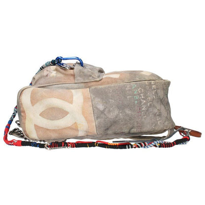 Chanel A92352 2014 Collection Graffiti Painted Backpack For Men