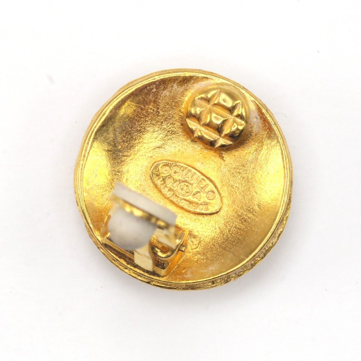 Chanel Round Coco Mark Gold