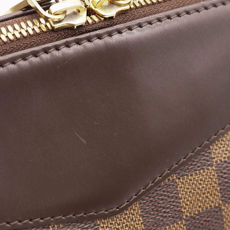 Louis Vuitton Westminster GM Damier Ebène Canvas Bag Shoulder Bag Brown Gold