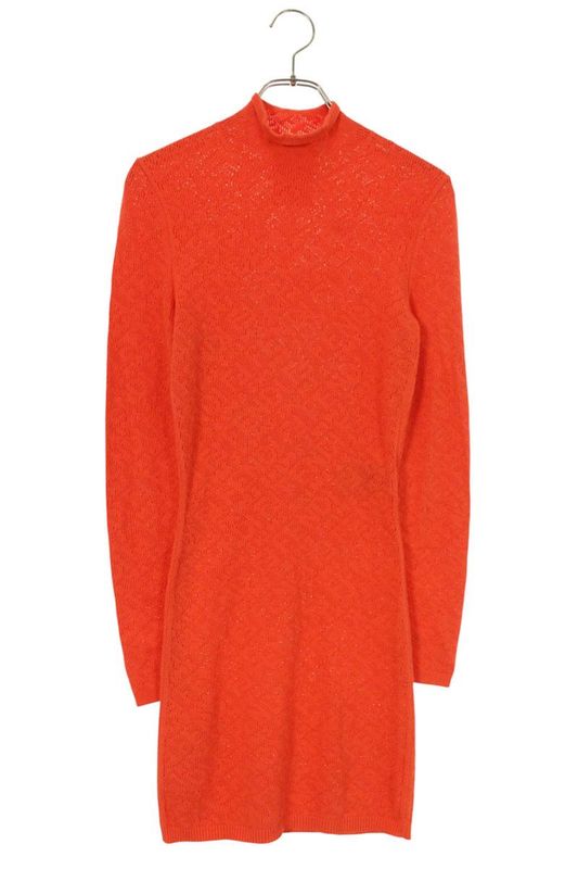 Fendi X Skims Fzd923 AGIO Logo Jacquard Dress Women's 40