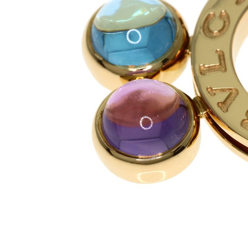 Bvlgari Bulgari Allegra Multicolor Stone Pendant Top 18K Yellow Gold Ladies