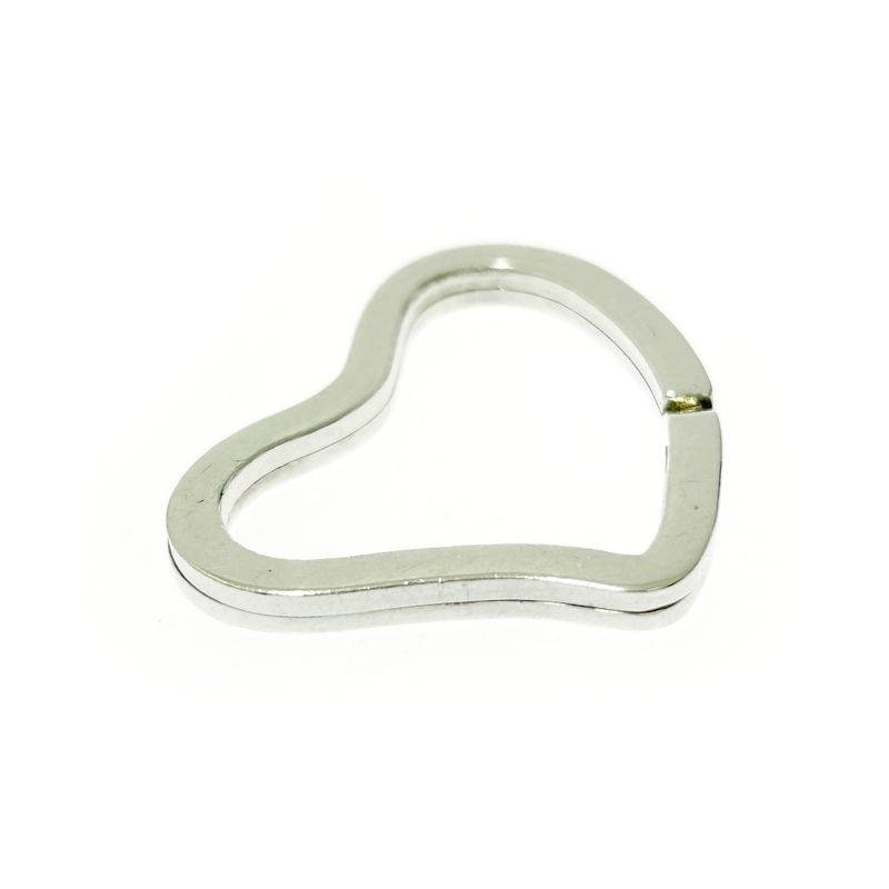 Tiffany & Co Tiffany & Co Silver Open Heart Key Ring 8.6g 925 Engraved 412106