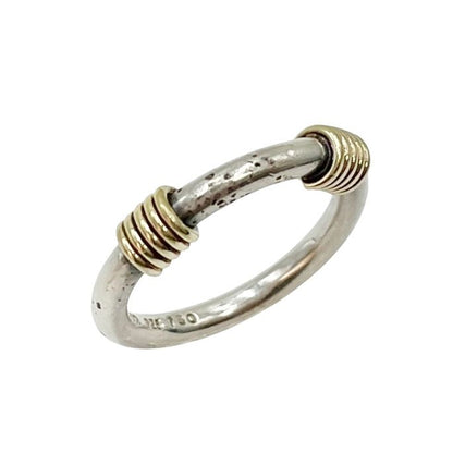 Tiffany & Co Tiffany & Co Ring - Band With 2 Wires Size 6 750/925 Silver