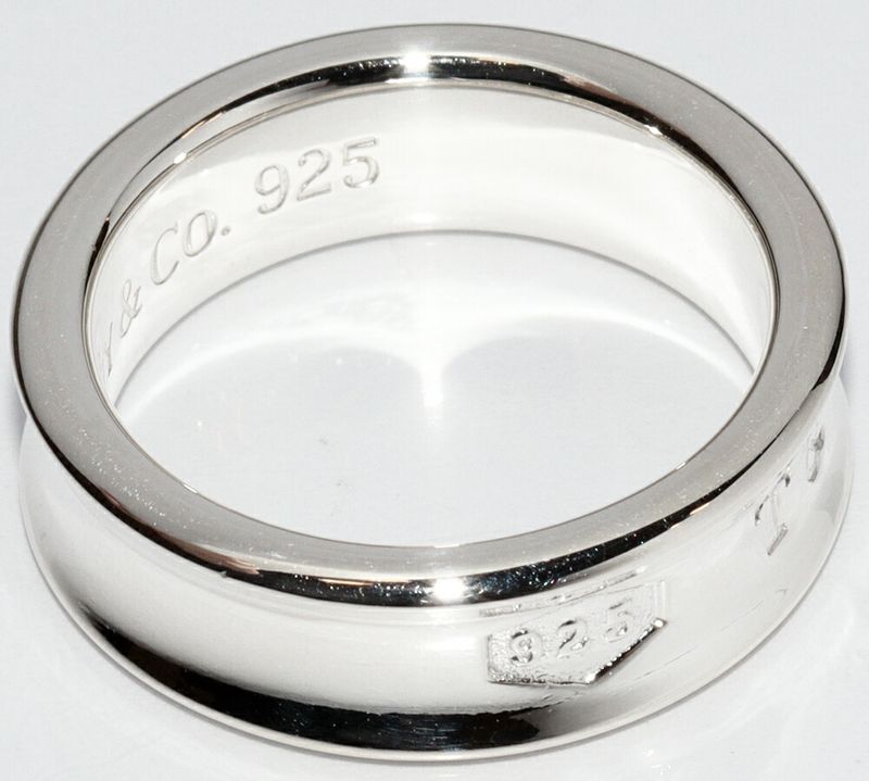 Tiffany & Co Ring SV 1837ring Medium Width 7mm (028in)
