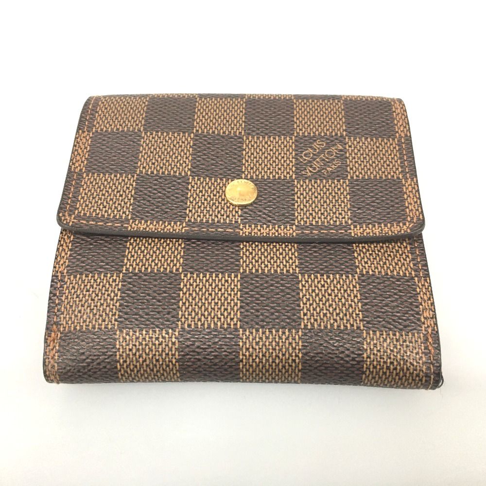 Louis Vuitton Damier Portomonebier Cult Credit W Hook Wallet Trifold N61652