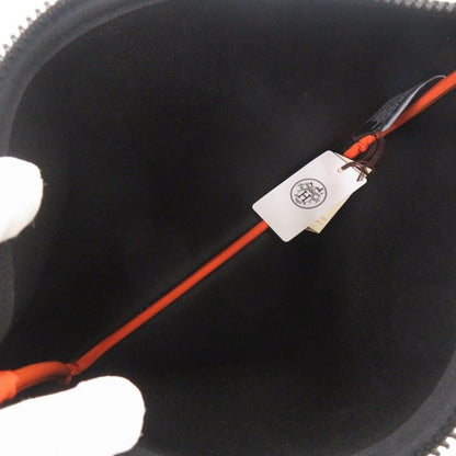 Hermes Neobain MM Nylon Polyurethane Blue Marine Pouch 0028 Hermes Men's