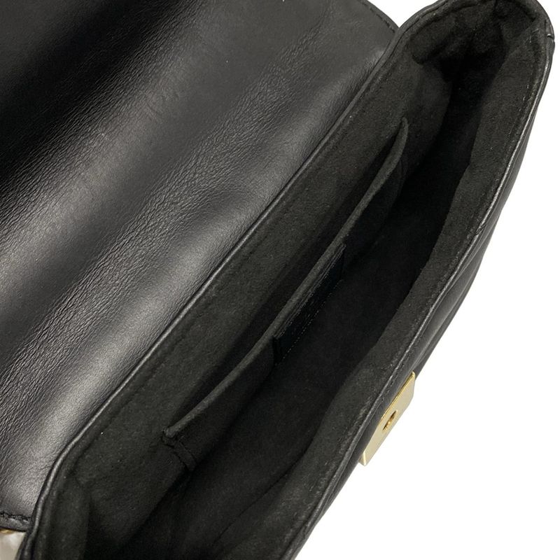 Louis Vuitton Shoulder Bag New Wave Chain Bag PM M51683 Noir Black Leather