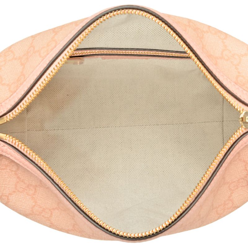 Gucci Ophidia Super Mini Shoulder Bag In GG Supreme Canvas 795170 Pink