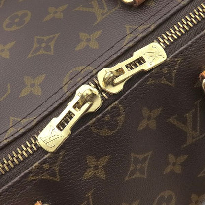 Louis Vuitton Boston Bag Keepall 50 Monogram Canvas Monogram Gold Hardware