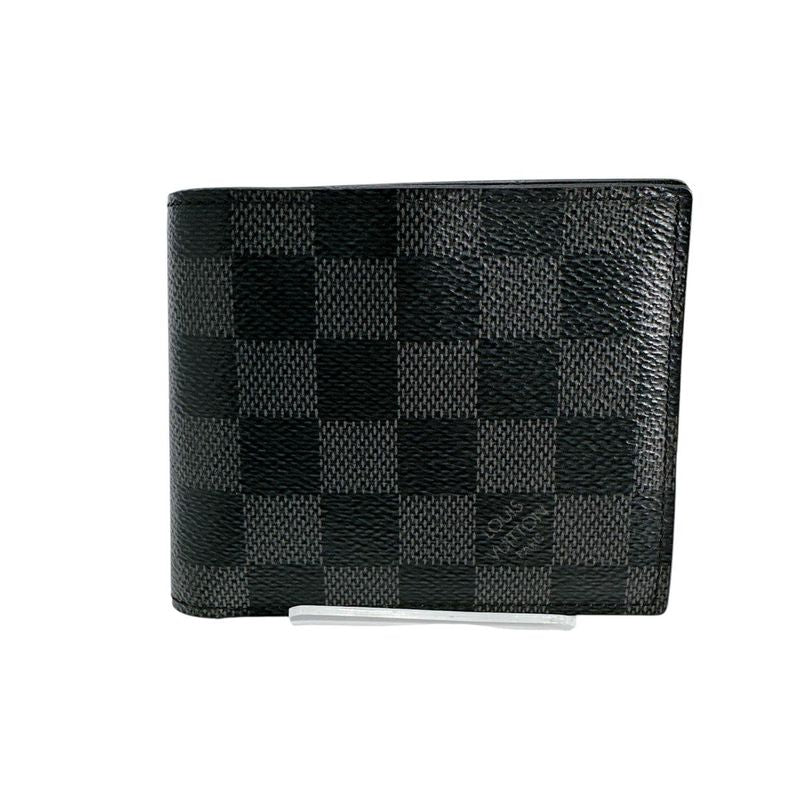 Louis Vuitton N62664 Damier Graphite Wallet Portefeuille Marco Fold Wallet