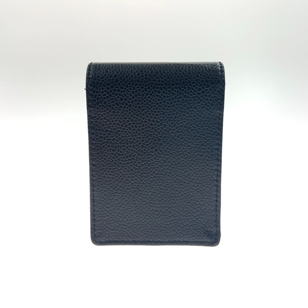 Chanel Caviar Skin Coco Mark Iqos Case Cigarette Case A135511 Black