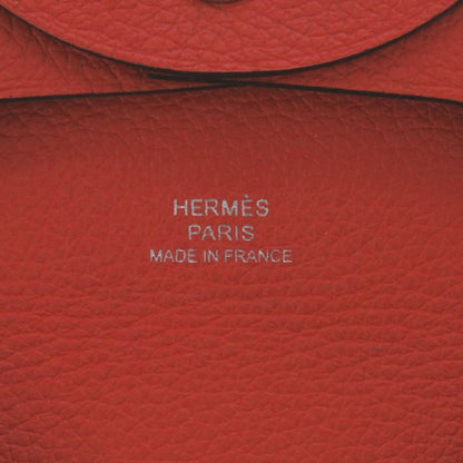 Hermes Bastia Evercolor Rouge Coup Silver Hardware Z Engraved (2021) Coin Case