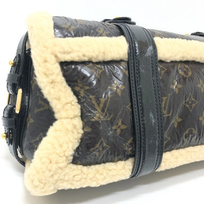 Louis Vuitton Handbag Storm M95574 Patent Leather Marron Brown