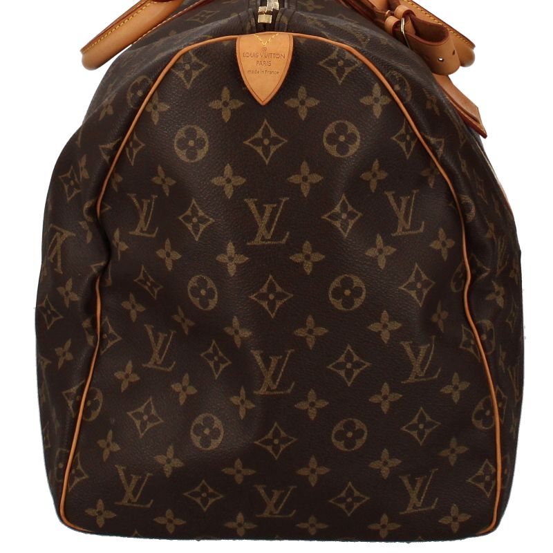 Louis Vuitton Keepall 55 M41424 Monogram Women's Boston Bag Brown Excellent