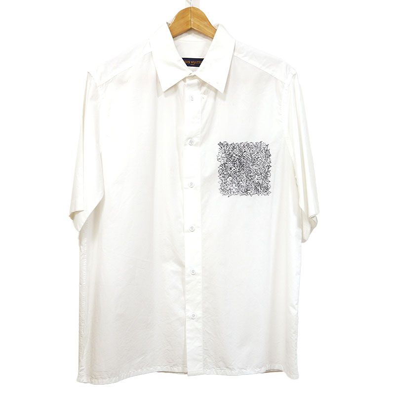 Louis Vuitton Short Sleeve Shirt Size S Cotton White