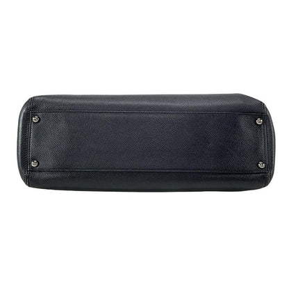 Chanel Tote Bag Executive Line255 A29292 Black Silver Hardware