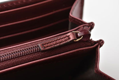 Gucci Wallet Long Wallet GG Pattern Heart-shaped Interlocking G Metallic