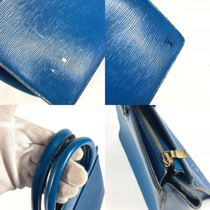 Louis Vuitton Shoulder Bag Riviera M48185 Epi Leather Toledo Blue