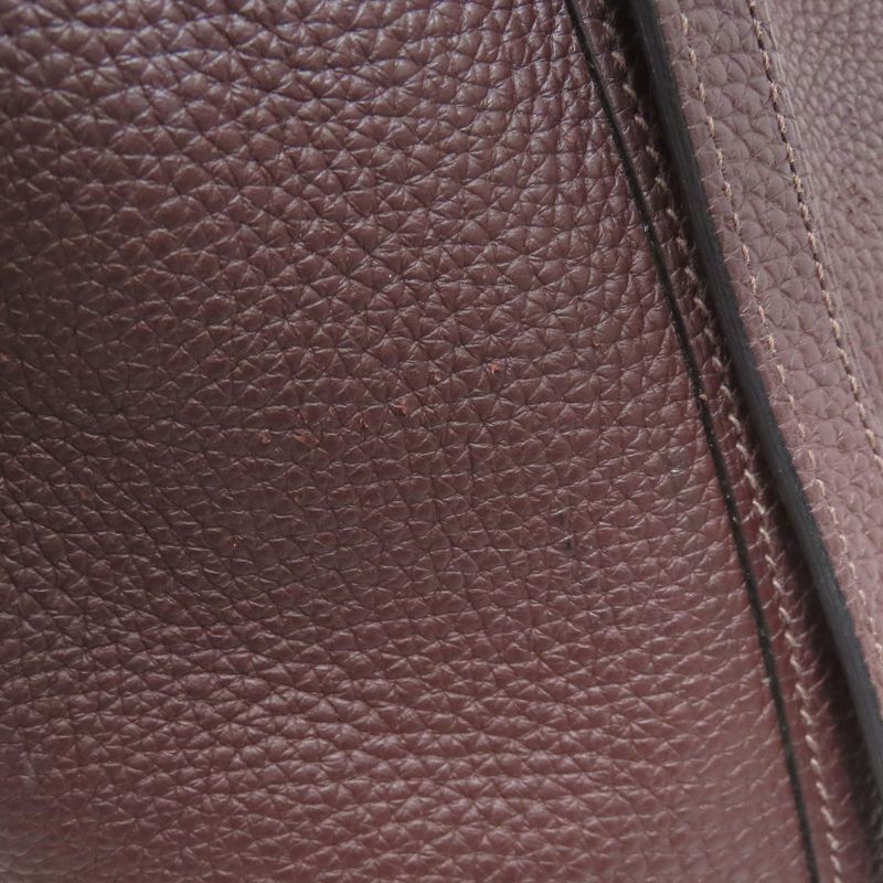 Hermes Picotin Lock PM Rouge Cellier Gold Hardware Handbag Taurillon Women