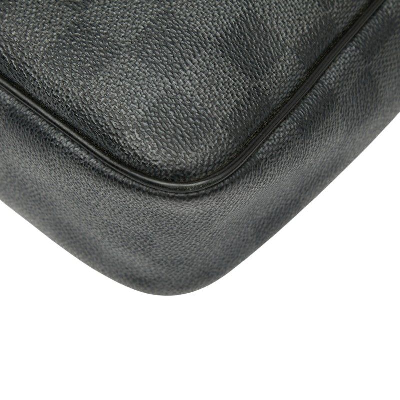 Louis Vuitton Damier Graphite Danielle MM Crossbody Shoulder Bag N58029 Black